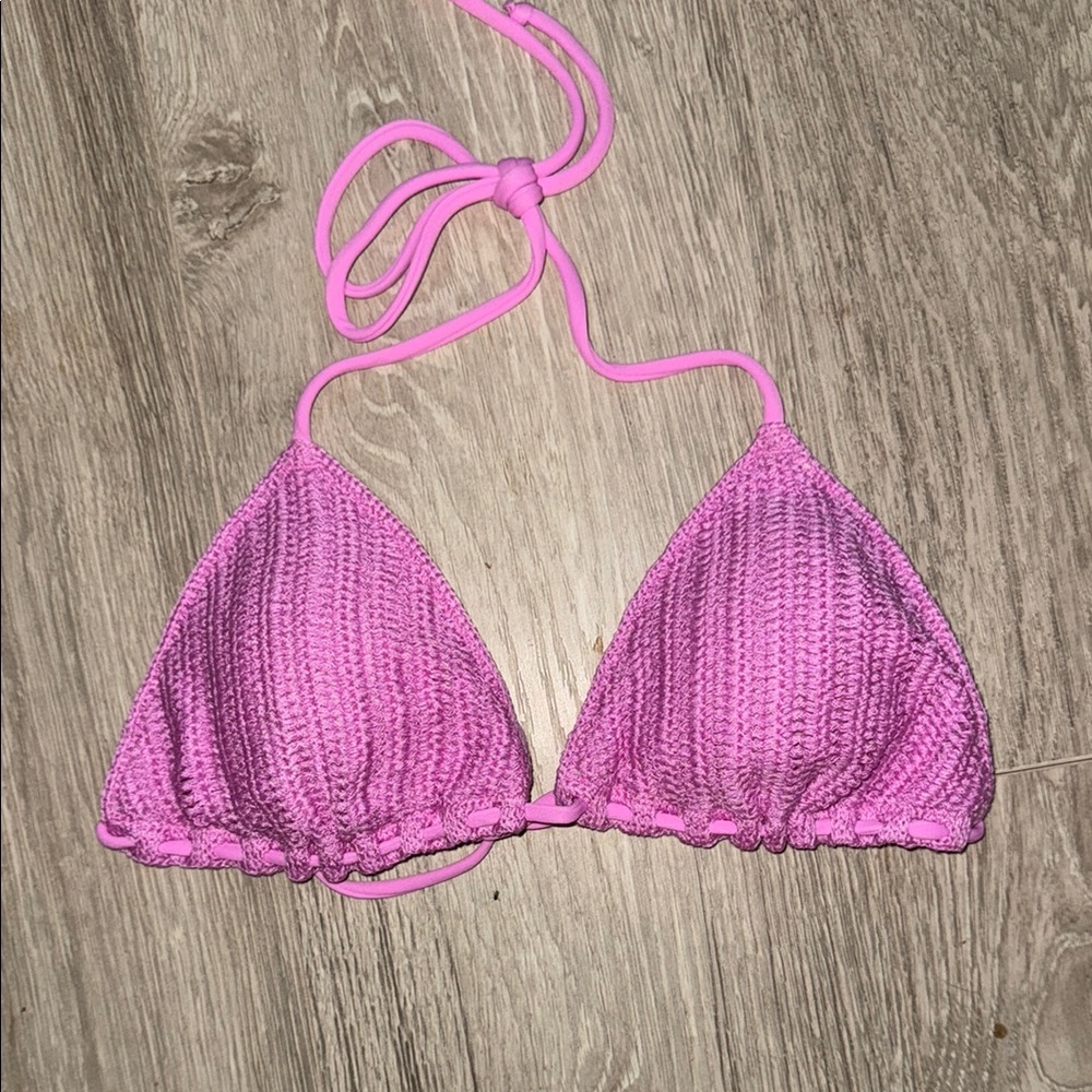 Victoria’s Secret Crochet String Bikini Top